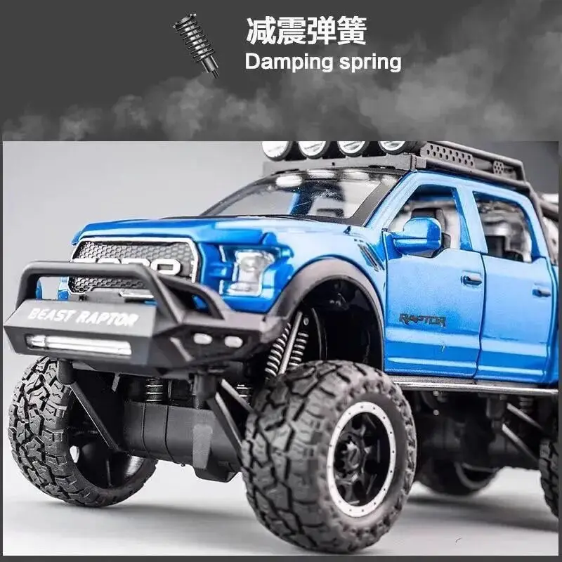 1:28 Scale Ford Raptor F150 Diecast Model 3 1:28 Scale Ford Raptor F150 Diecast Model - Image 3
