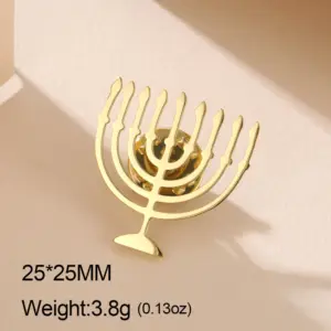 Elegant Stainless Steel Jewish Brooch 16 S6852307983bf47e2a065812928571545v