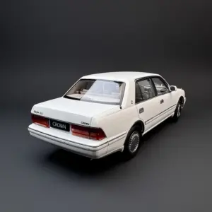 White Toyota Crown 155 Diecast Model 1:18 Scale 11 S68fd72c8da544a2989a2b9af1b298a18p
