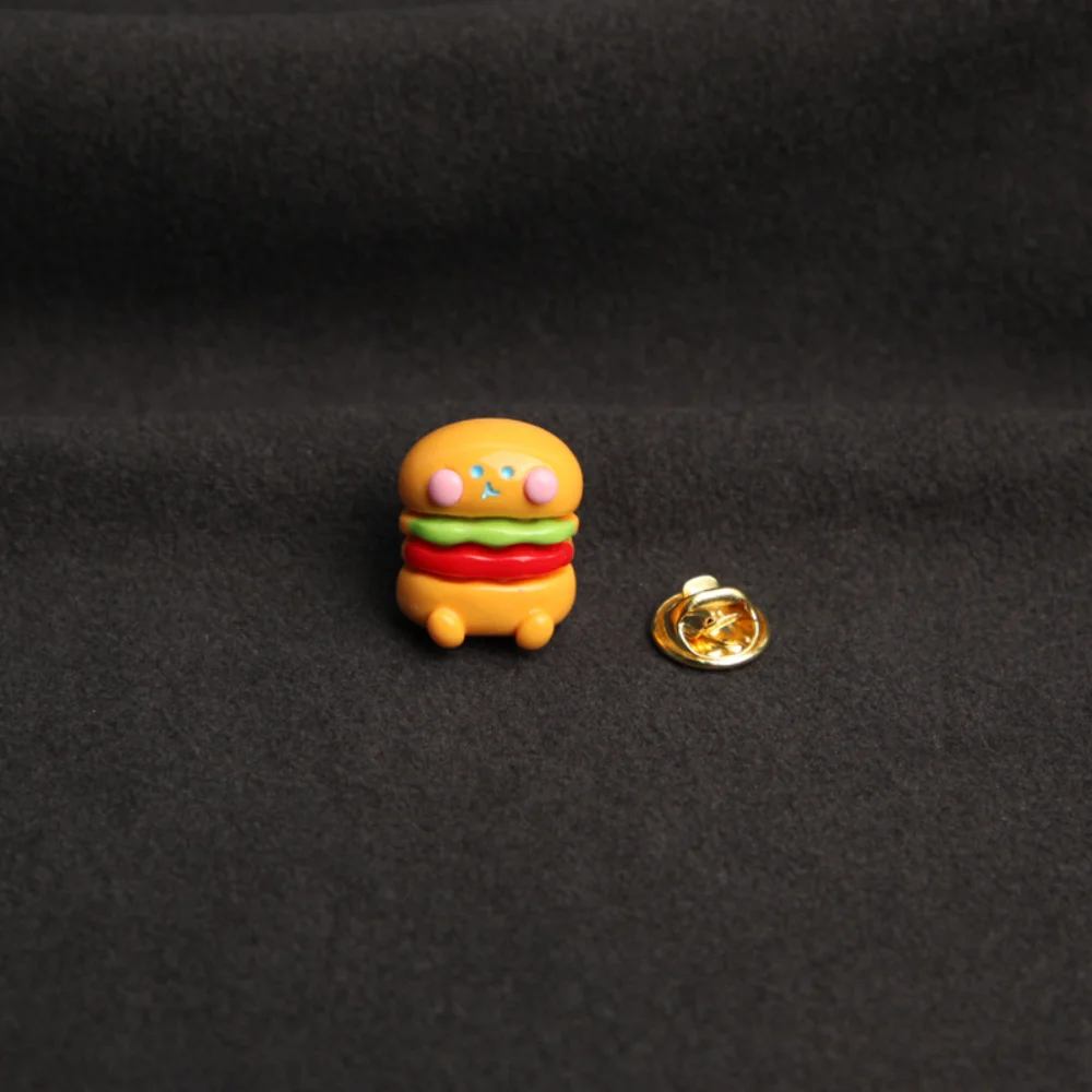 Fast Food Cartoon Resin Pin for Jackets and Backpacks 4 Fast Food Cartoon Resin Pin for Jackets and Backpacks - Image 4