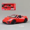 Red 1/36 Scale Porsche 718 Spyder Diecast Model