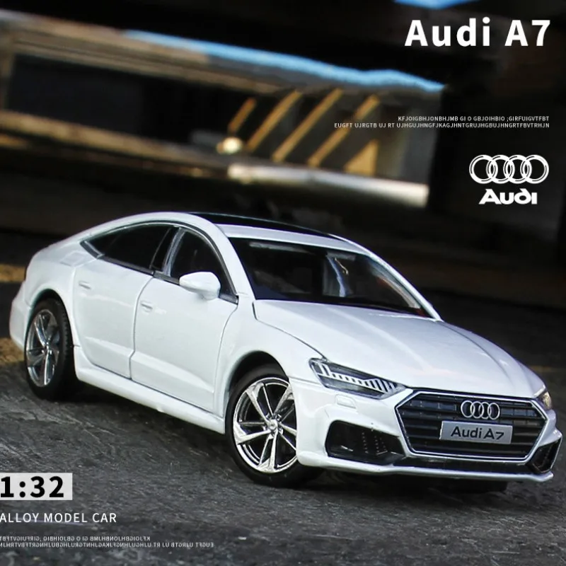 White 1:32 Scale Audi A7 Coupe Model 1 White 1:32 Scale Audi A7 Coupe Model