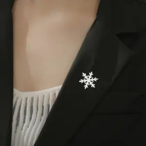 Dawapara Stainless Steel Snowflake Brooch Collection 11 S6d71295f034341178a822427992a1a4as