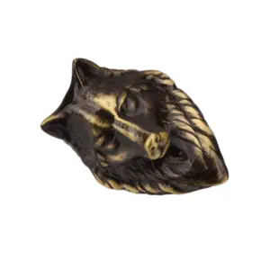 Vintage Brass Wolf Head Brooch for Men and Women 8 S6d94037308574a8bb011e9ab02bed364r