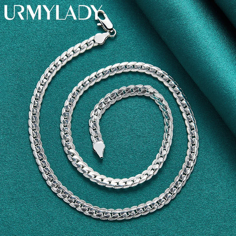 Sterling Silver Geometric Jewelry Set for Men Women 5 Sterling Silver Geometric Jewelry Set for Men Women - Image 5