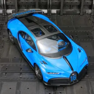 Bugatti Chiron 1:18 Scale Diecast Model in Blue