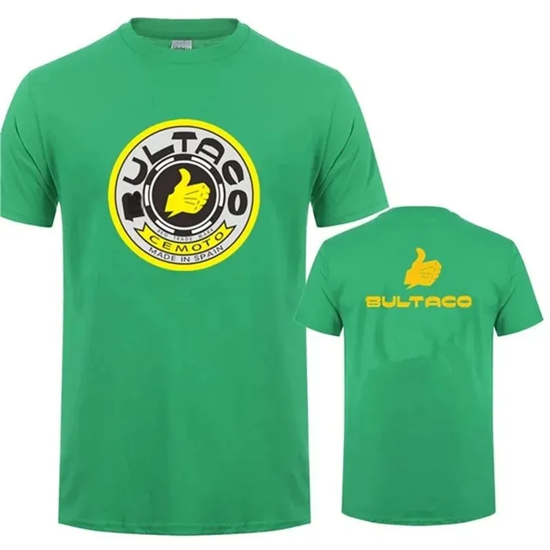 Blue Bultaco Motorcycle Enthusiast T-Shirt 7 Blue Bultaco Motorcycle Enthusiast T-Shirt - Image 7