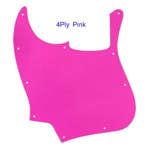 Left-Handed Jazz Bass Pickguard 10-Hole Yellow 19 S7266caaa45c345039ee7545e2339ff94T