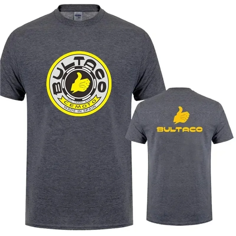 Blue Bultaco Motorcycle Enthusiast T-Shirt 16 Blue Bultaco Motorcycle Enthusiast T-Shirt - Image 16