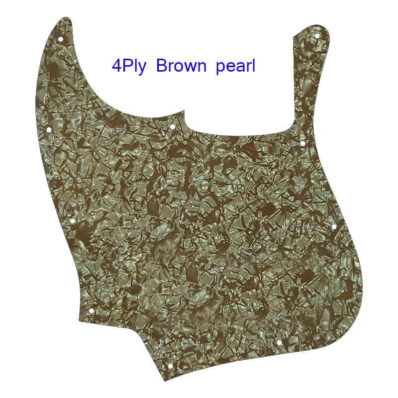 Left-Handed Jazz Bass Pickguard 10-Hole Yellow 7 Left-Handed Jazz Bass Pickguard 10-Hole Yellow - Image 7