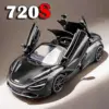 Black McLaren 720S Diecast Model 1:32 Scale
