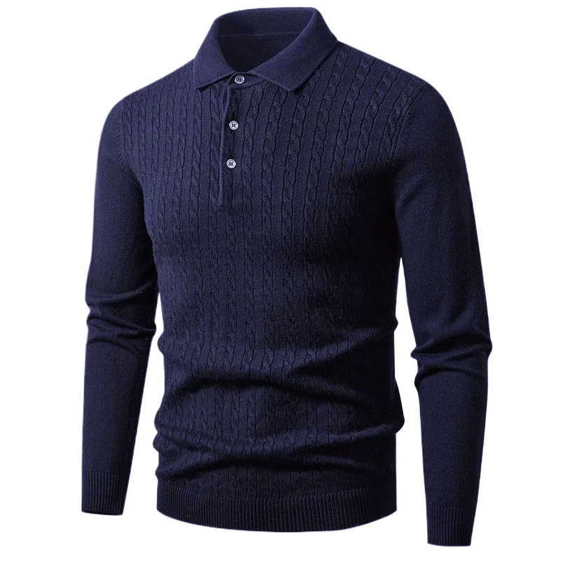 Men's Elegant Polo Sweater by ANIMAL GAME 7 Men's Elegant Polo Sweater by ANIMAL GAME - Image 7