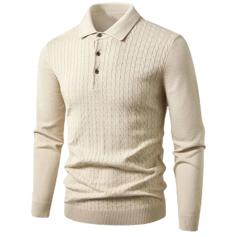 Men's Elegant Polo Sweater by ANIMAL GAME 2 Men's Elegant Polo Sweater by ANIMAL GAME - Image 2