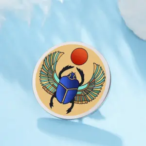 Stainless Steel Egyptian Scarab Brooch 30x30 mm 12 S7c66439e5525440db6f742fe3ba327ceV