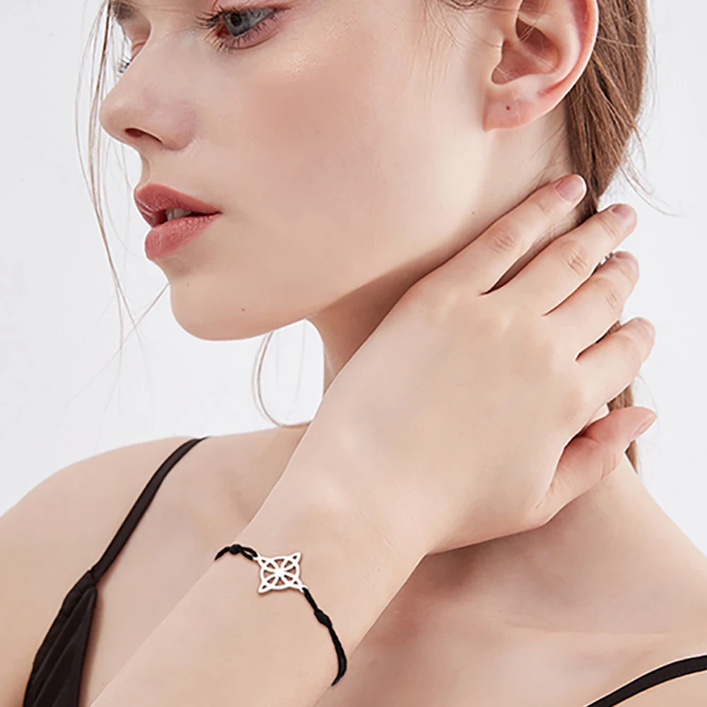 Stainless Steel Celtic Knot Women's Bracelet 4 Stainless Steel Celtic Knot Women's Bracelet - Image 4