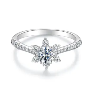 Elegant 0.5-Carat Flower Moissanite Wedding Ring 13 S7d0051c376a44d88914edd90b38416bf0