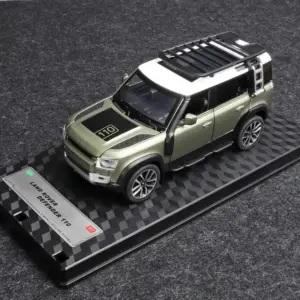 Green Land Rover Defender 110 Model 1/32 Scale 10 S7d2fe7d0867544c4a0746711a87ed75fD