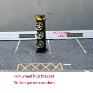 1:64 Diecast Wheel Hub Frame Model 7 S7d99ea1693cd48459f5a3c9aa6cc2a4cF