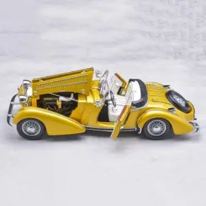 Golden 1939 SunStar Vintage Car Model Display Piece 8 S7e491cbb09d94bbfb1e1cad617d954faw