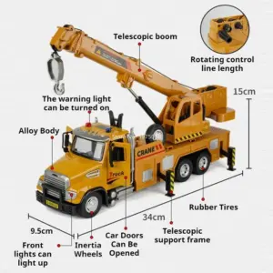 Yellow Alloy Cement Mixer Truck with Lights 11 S7fc01c1c5fe2443a9ab1b57e91ae6679e