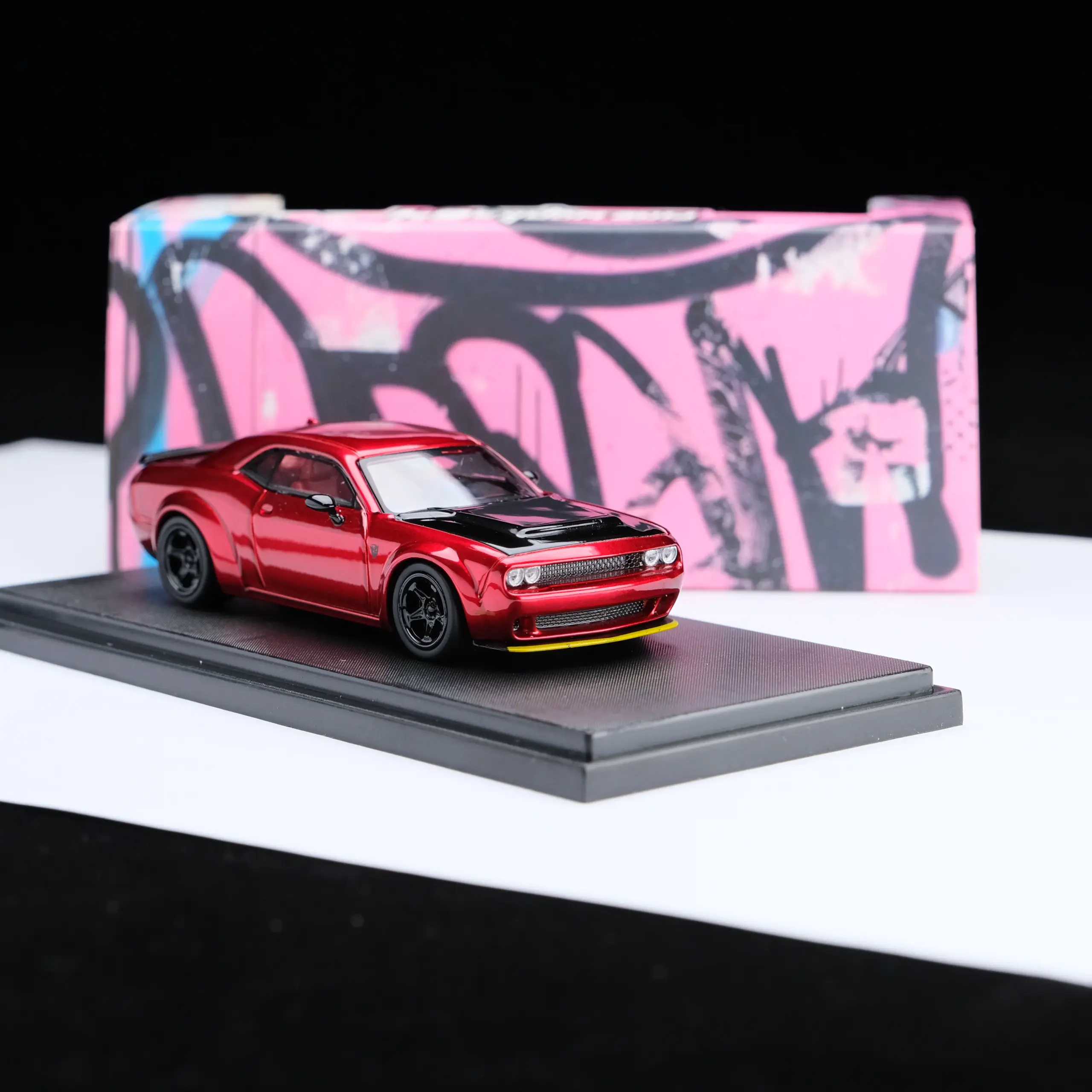 Red Dodge SRT Hellcat Model 1:64 Scale Collectible 5 Red Dodge SRT Hellcat Model 1:64 Scale Collectible - Image 5