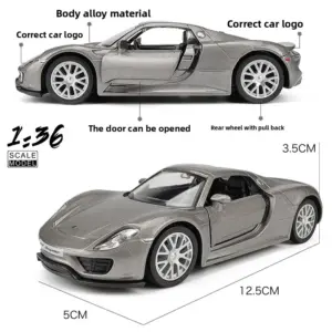 1:36 Porsche 918 Diecast Model Car by WELLY 12 S815f385c1f9247e88d43232b1d8f393cb