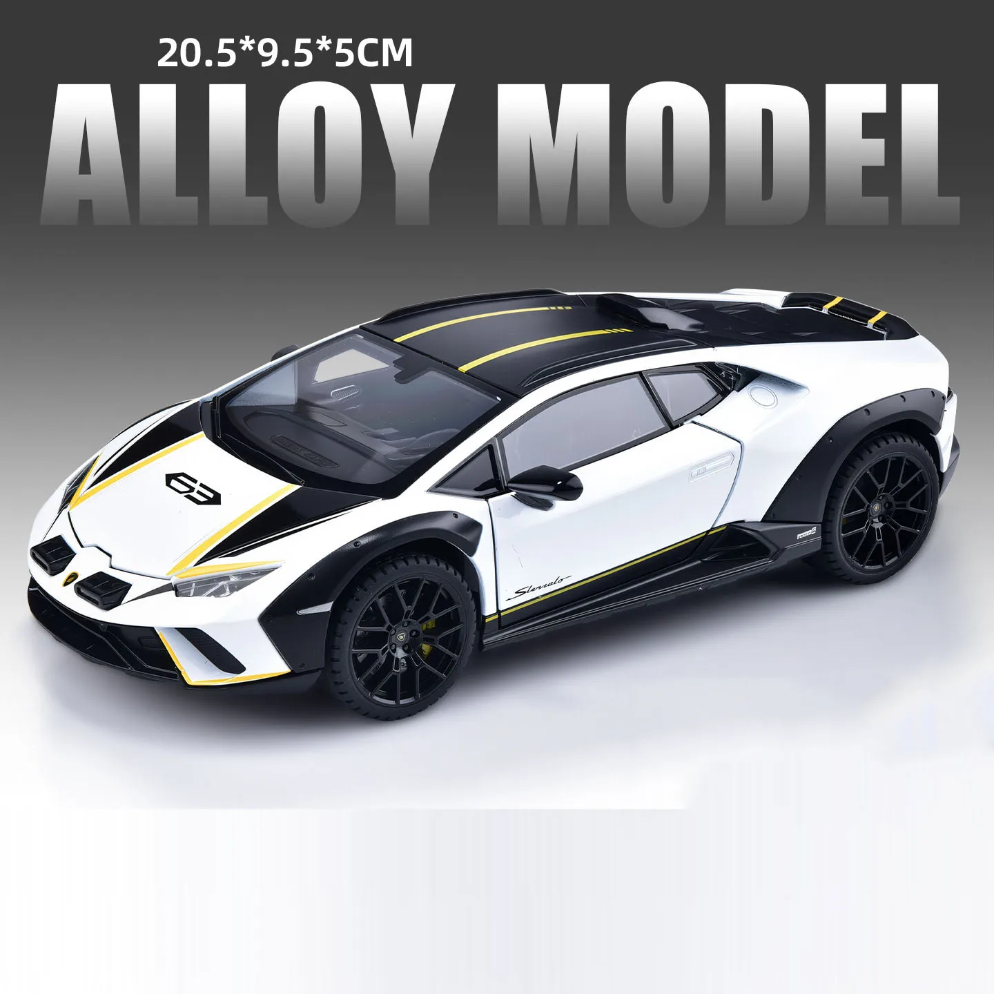 Lamborghini Huracan 1:24 Scale Model Car 7 Lamborghini Huracan 1:24 Scale Model Car - Image 7