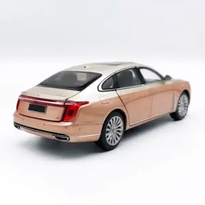 Gold Hongqi H9 Alloy Car Model 1:32 Scale 10 S82a75c721a1d4639a9d4d363459af3d1Y