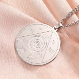 Stainless Steel Abraxas Pendant Necklace 15 S82b2b96351354f09860a3ffb3ce120f6K