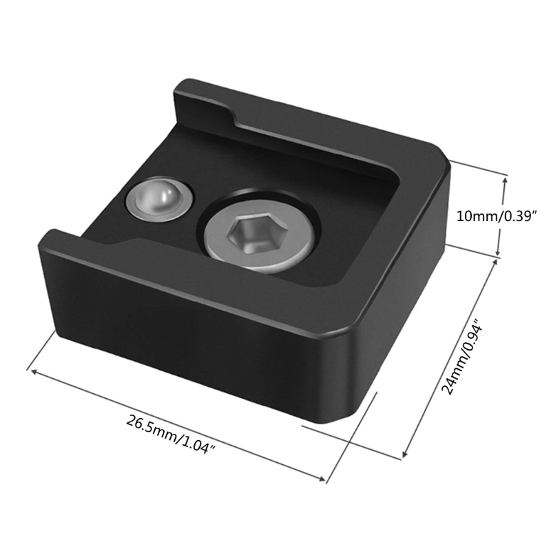 Aluminum Cold Shoe Mount Adapter for Cameras 6 Aluminum Cold Shoe Mount Adapter for Cameras - Image 6