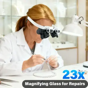 Head-Mounted Magnifier with Adjustable Lenses 9 S8566345d9a104b8cb2e06b1c212001f9K
