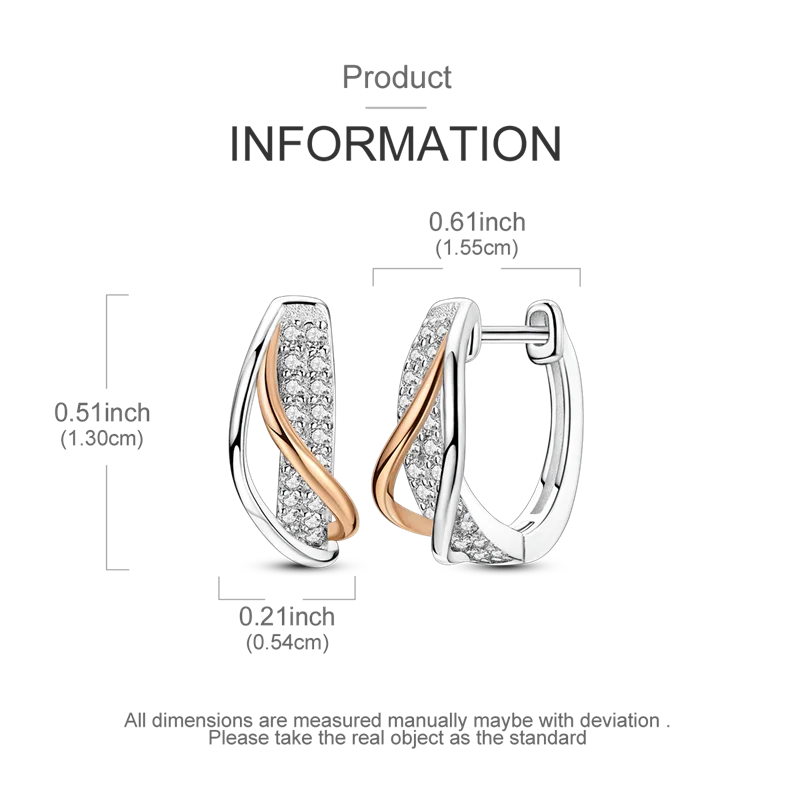 Sterling Silver Irregular Hoop Earrings 3 Sterling Silver Irregular Hoop Earrings - Image 3