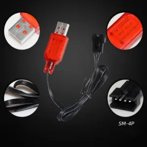 7.4V Lithium Battery Charger USB 500mA 9 S86cb23fdf60042cd8b0d3f3f25655a81I