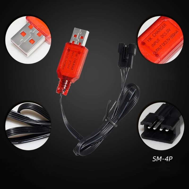 7.4V Lithium Battery Charger USB 500mA 4 7.4V Lithium Battery Charger USB 500mA - Image 4