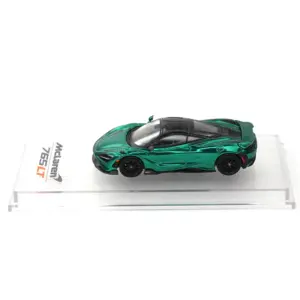 McLaren 765LT Diecast Model in Chrome Green 8 S86f792007a1d4f0fb58547a150619728r