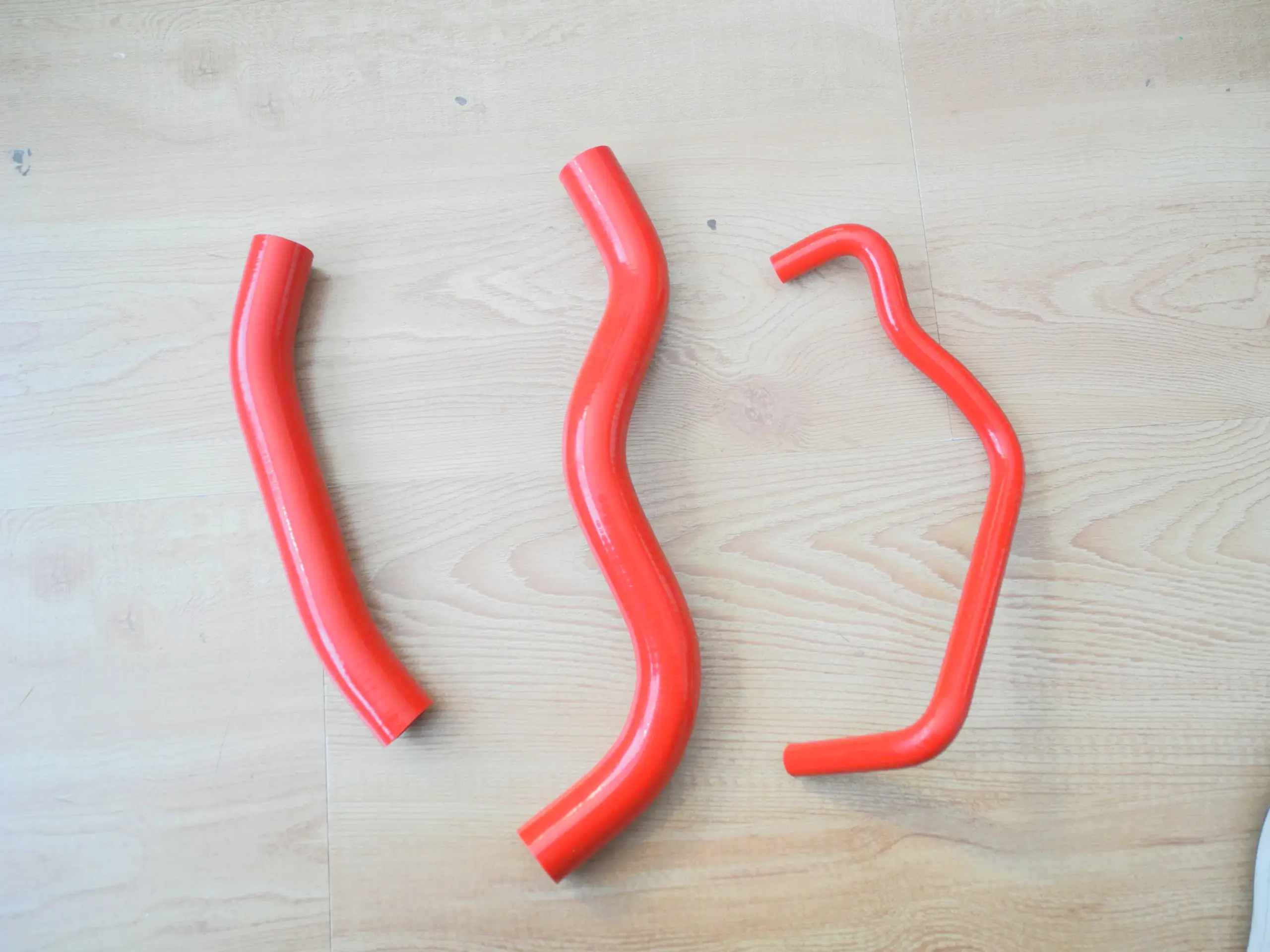 Vibrant Red Silicone Radiator Hose Kit for Honda CB600F 5 Vibrant Red Silicone Radiator Hose Kit for Honda CB600F - Image 5