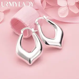 Sterling Silver Clip Earrings for Women 7 S878b8684c87c4ea2b6d41d41880f319bE
