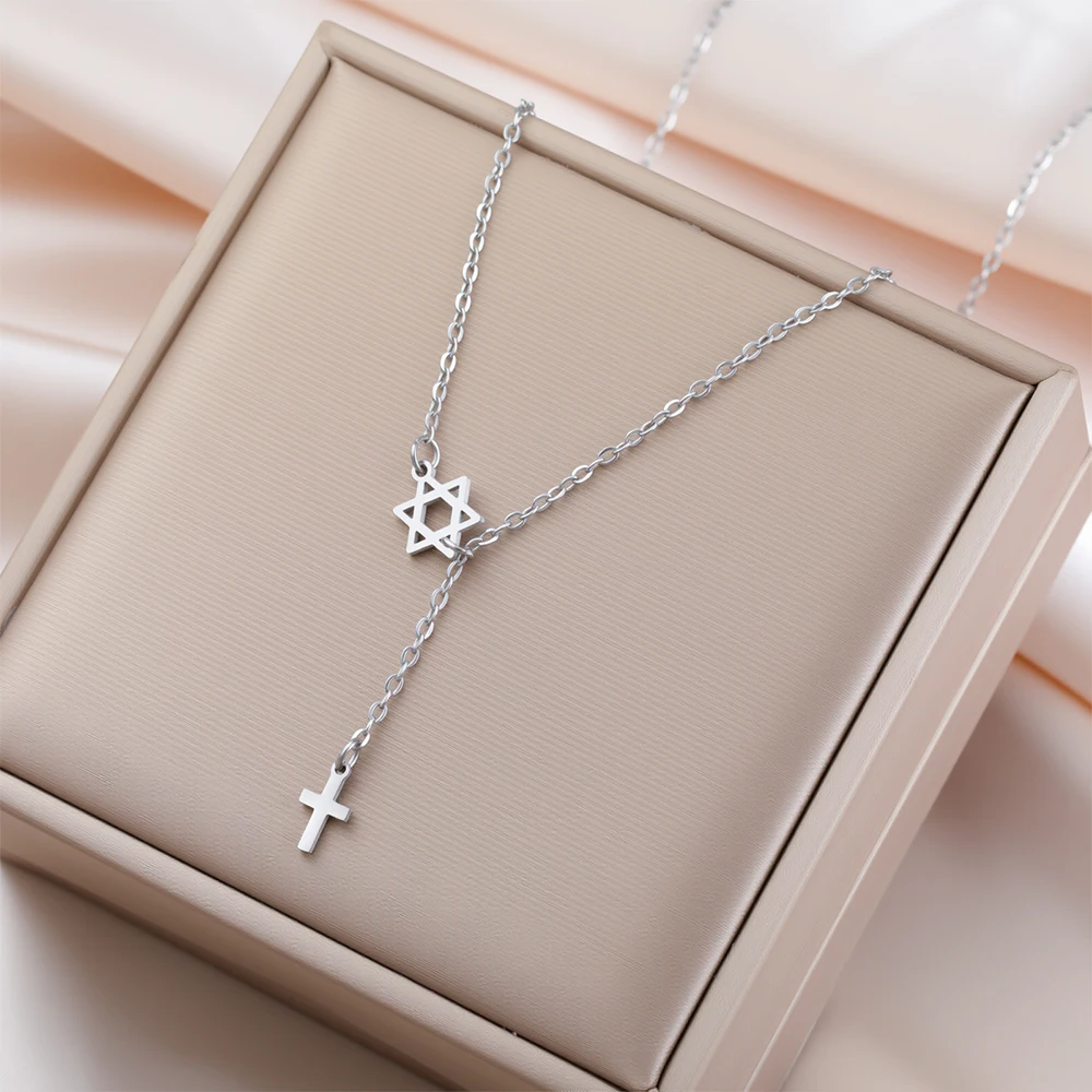 Unisex Stainless Steel Faith Necklace 8 Unisex Stainless Steel Faith Necklace - Image 8