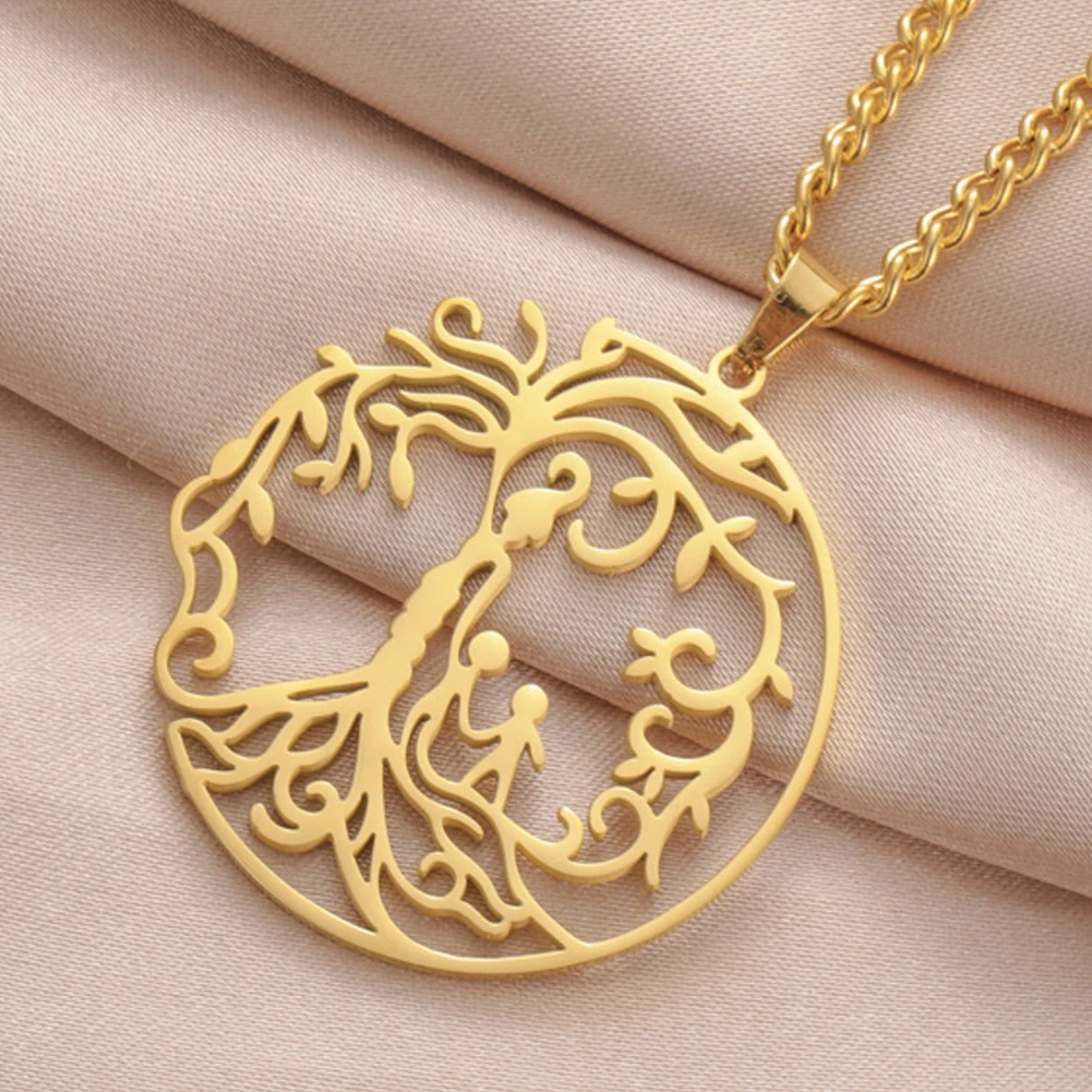 Stainless Steel Tree of Life Necklace 6 Stainless Steel Tree of Life Necklace - Image 6