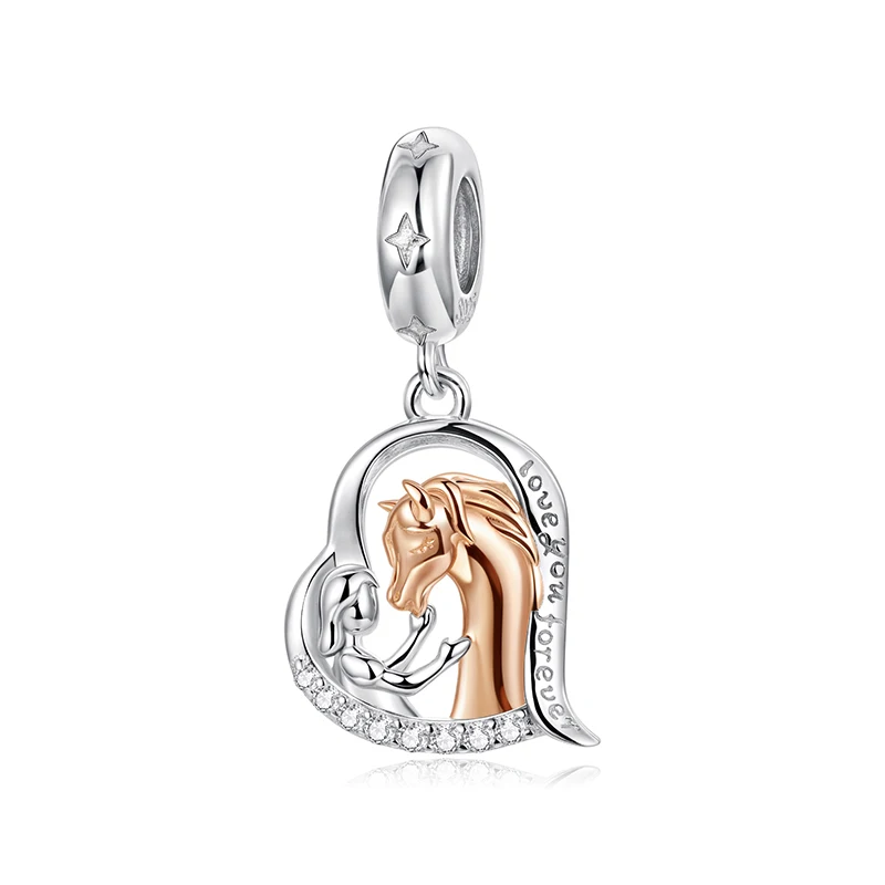 Sterling Silver Horse & Girl Charm Collection 8 Sterling Silver Horse & Girl Charm Collection - Image 8