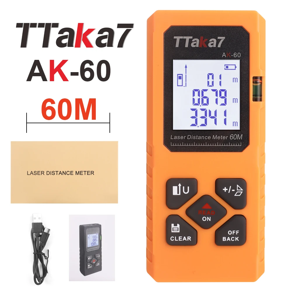 Portable Laser Rangefinder 40m/60m, ±2mm 9 Portable Laser Rangefinder 40m/60m, ±2mm - Image 9