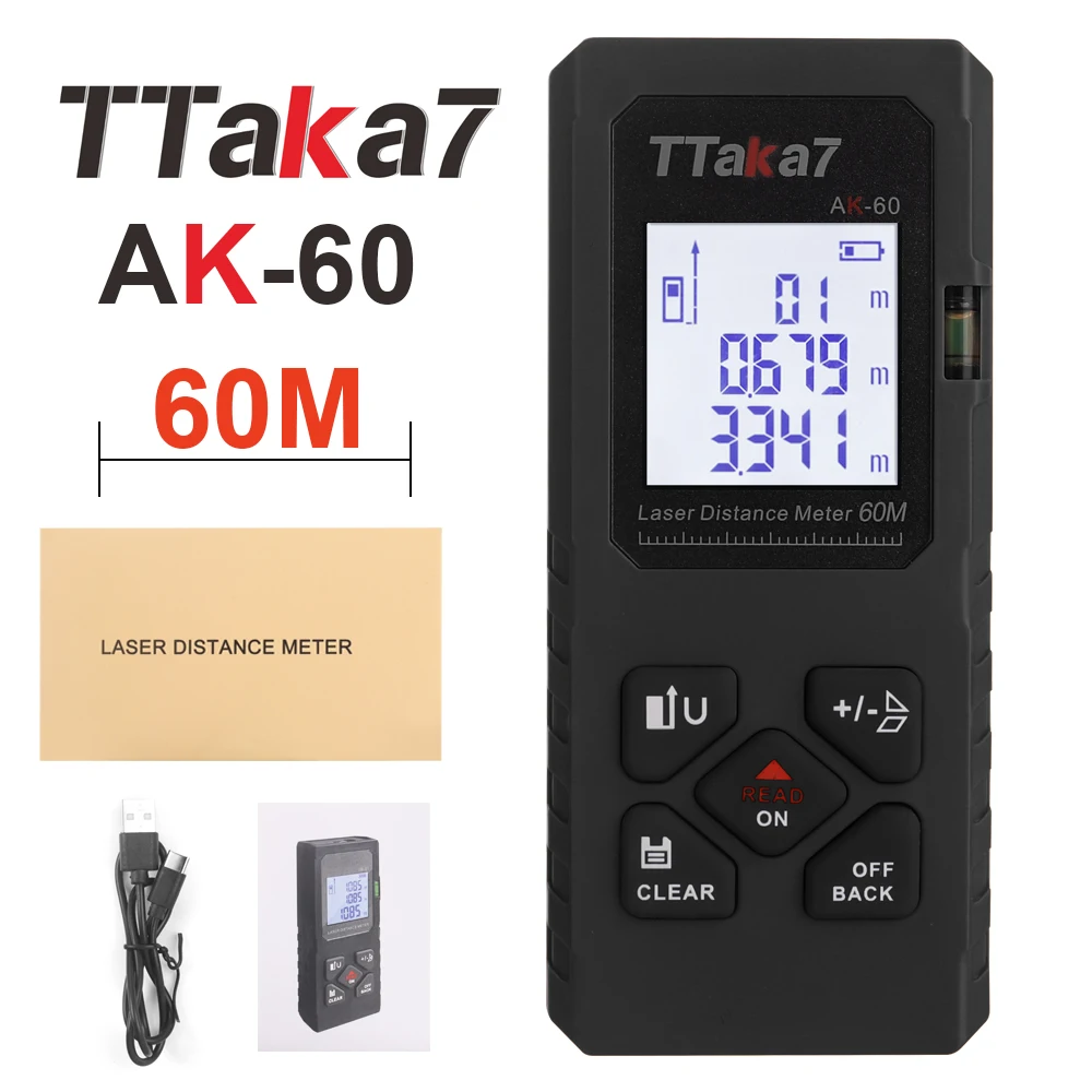 Compact Laser Rangefinder 40/60m, ±2mm Accuracy 8 Compact Laser Rangefinder 40/60m, ±2mm Accuracy - Image 8