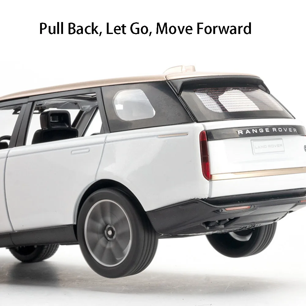Black 1:24 Land Rover Range Rover Diecast Model 5 Black 1:24 Land Rover Range Rover Diecast Model - Image 5