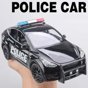 Mini Police Car Model 1:24 Scale by MAKEDA