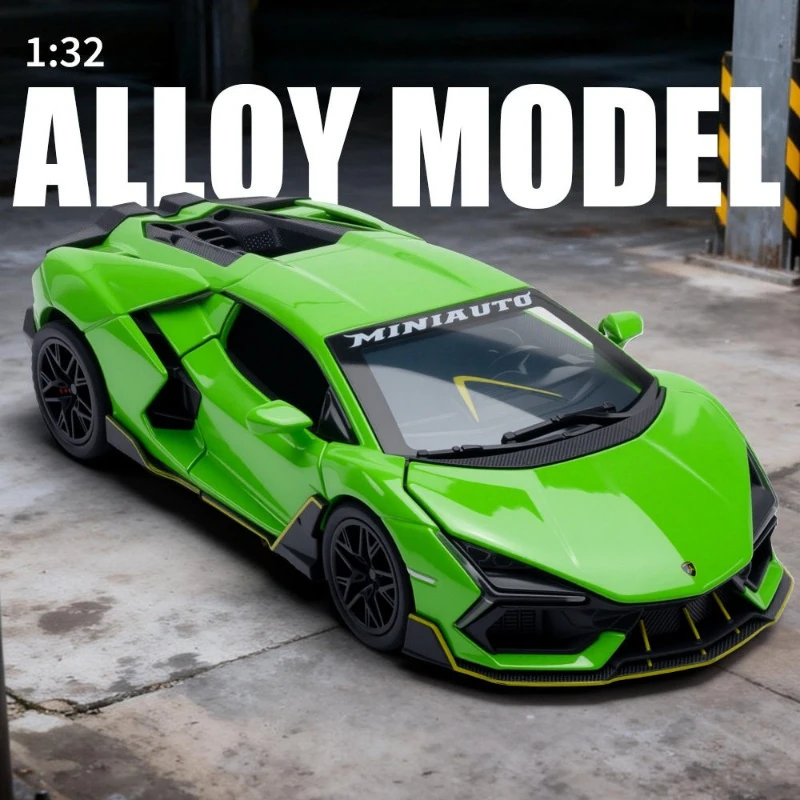 Vibrant Orange Lamborghini Aventador Model 4 Vibrant Orange Lamborghini Aventador Model - Image 4