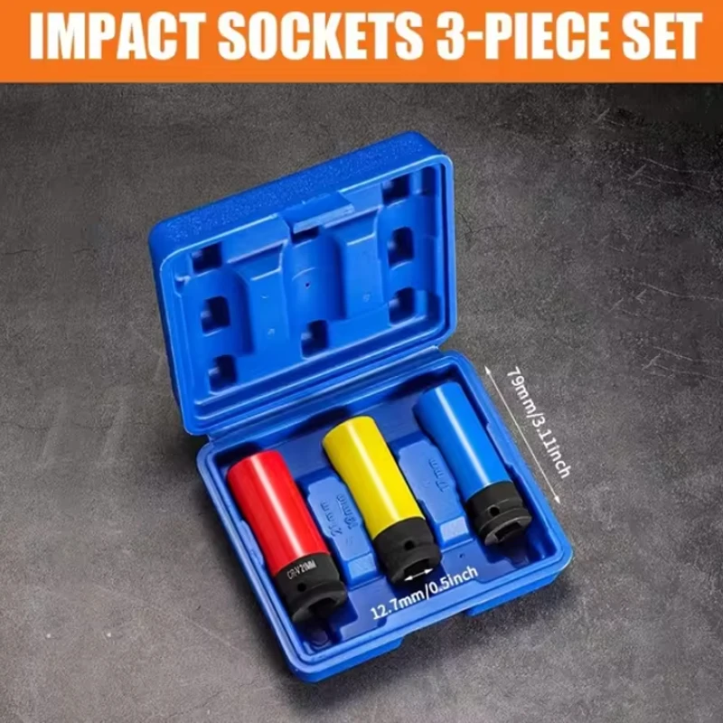 Impact Socket Sleeve Set for Wheels 7 Impact Socket Sleeve Set for Wheels - Image 7