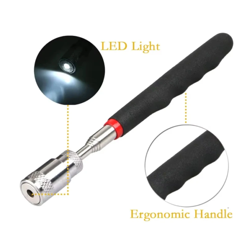 Telescopic Magnetic Pick-Up Tool 190-840mm 2 Telescopic Magnetic Pick-Up Tool 190-840mm - Image 2