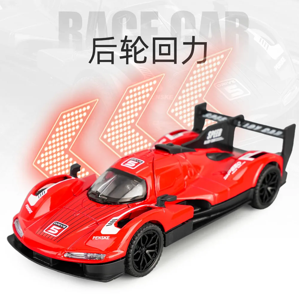 Vibrant Yellow Porsche 963 LMDh Diecast Model 5 Vibrant Yellow Porsche 963 LMDh Diecast Model - Image 5