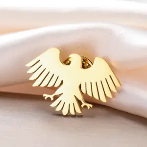 Stainless Steel Eagle Brooch for Style 13 S8ef4712ea9974cb9a3e5d414a79e906cC