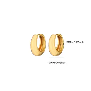 Gold Stainless Steel Geometric Earrings 17 S8f105cfce47148a4a04a021110578cf5A